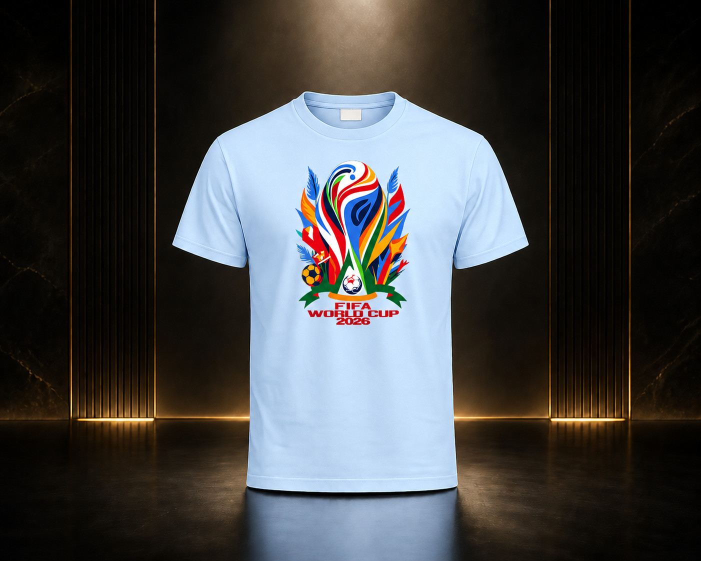 FIFA World Cup 2026 Graphic T-Shirt Unisex White Soccer Fan Tee Streetwear Top
