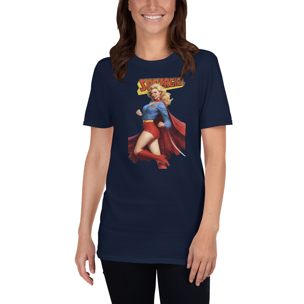 SuperGirl, DC Comics, Justice League, Movie, Graphic, Printed T-Shirt