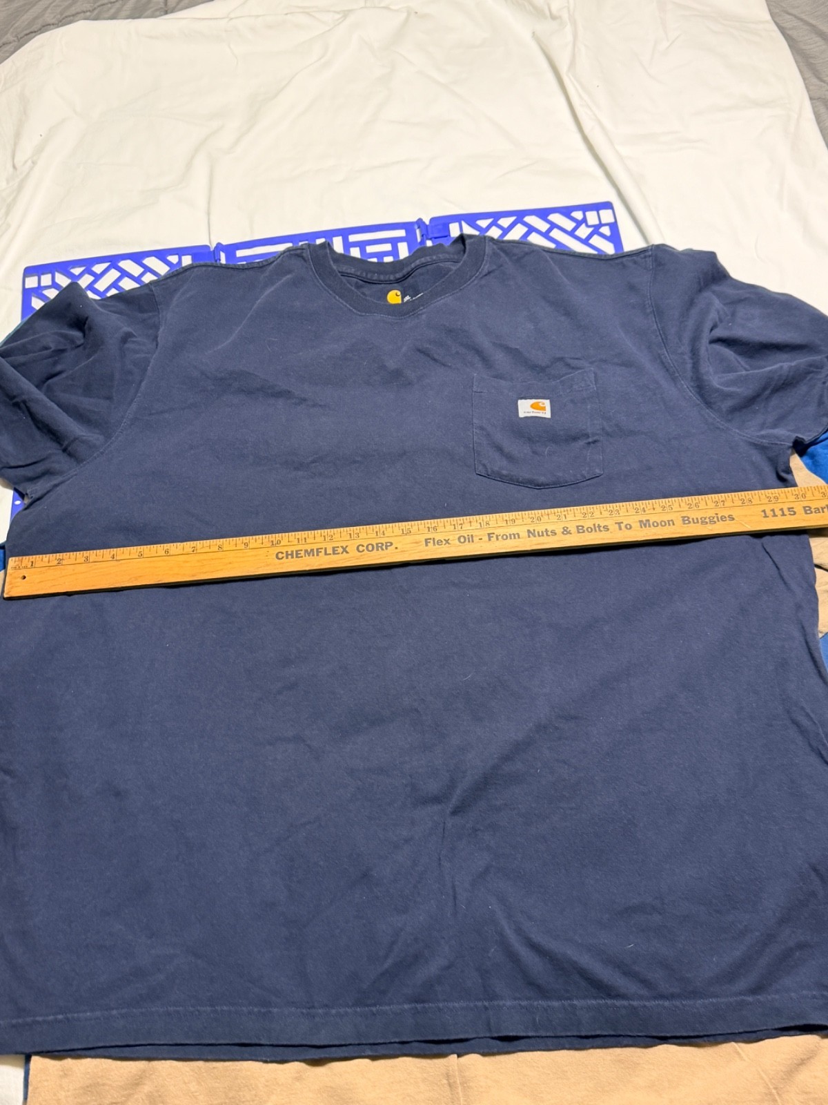 Carhartt T Shirt Adult 3XL Original/ Relaxed Fit Short Sleeve Pocket Lot Of 4