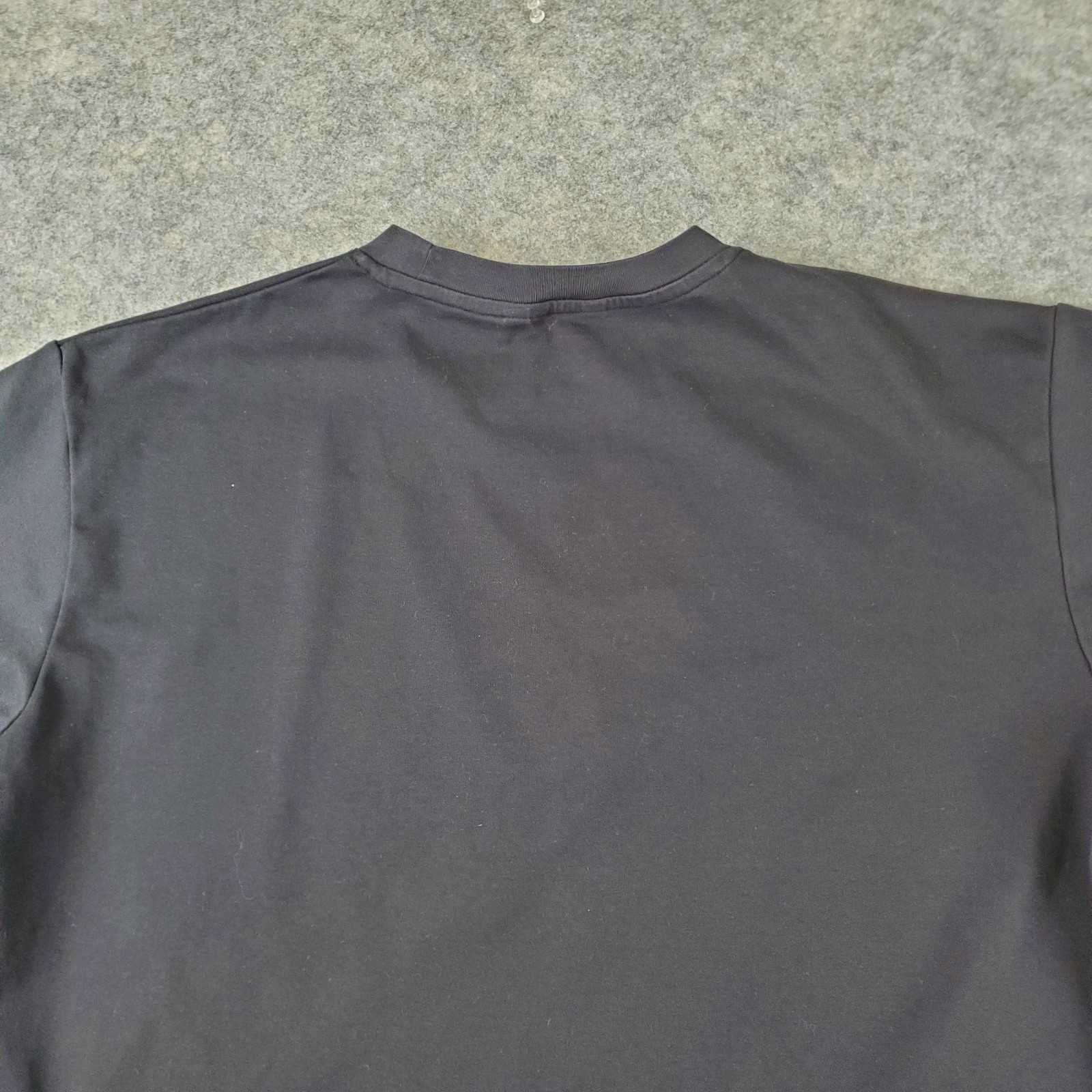 Uniqlo U Shirt Mens Extra Large Black Crew Neck Short Sleeve Stretch Pullover