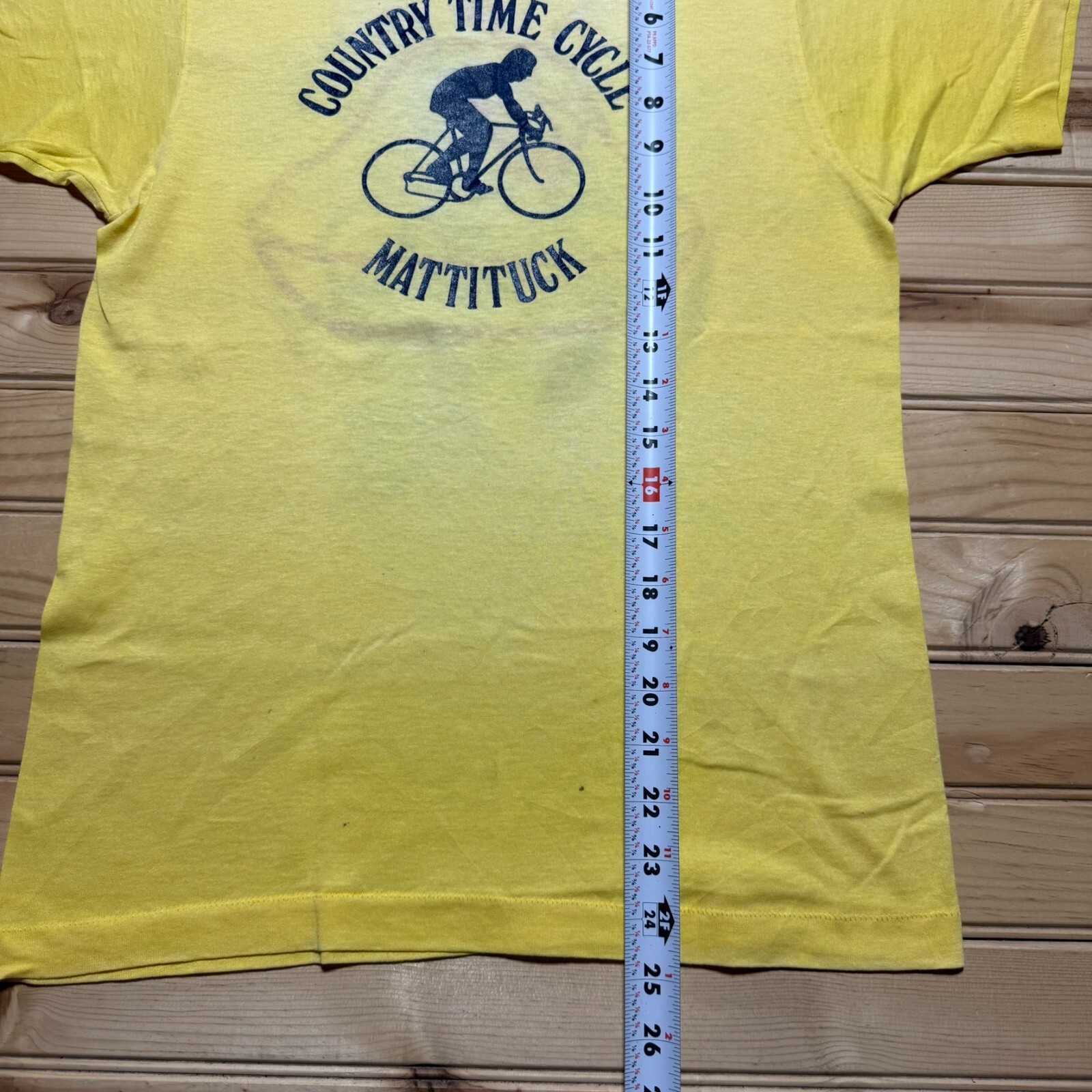 Vintage 1988 Country Cycle Mattituck SBRA Bike Boat Race Faded Shirt Size Small