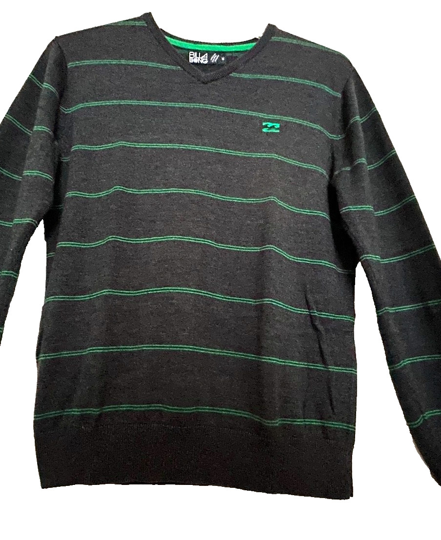 VTG BILLABONG SURF/SKATE Stripe Shirt – OLD LOGO – COTTON BLEND WASHABLE Men’s M