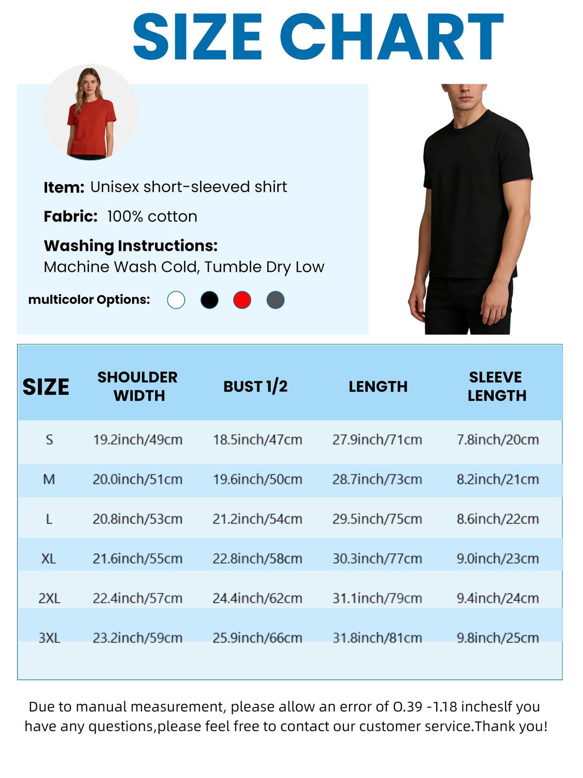 Couple Anniversary Gift Custom Name and Date 100% Cotton T-Shirt