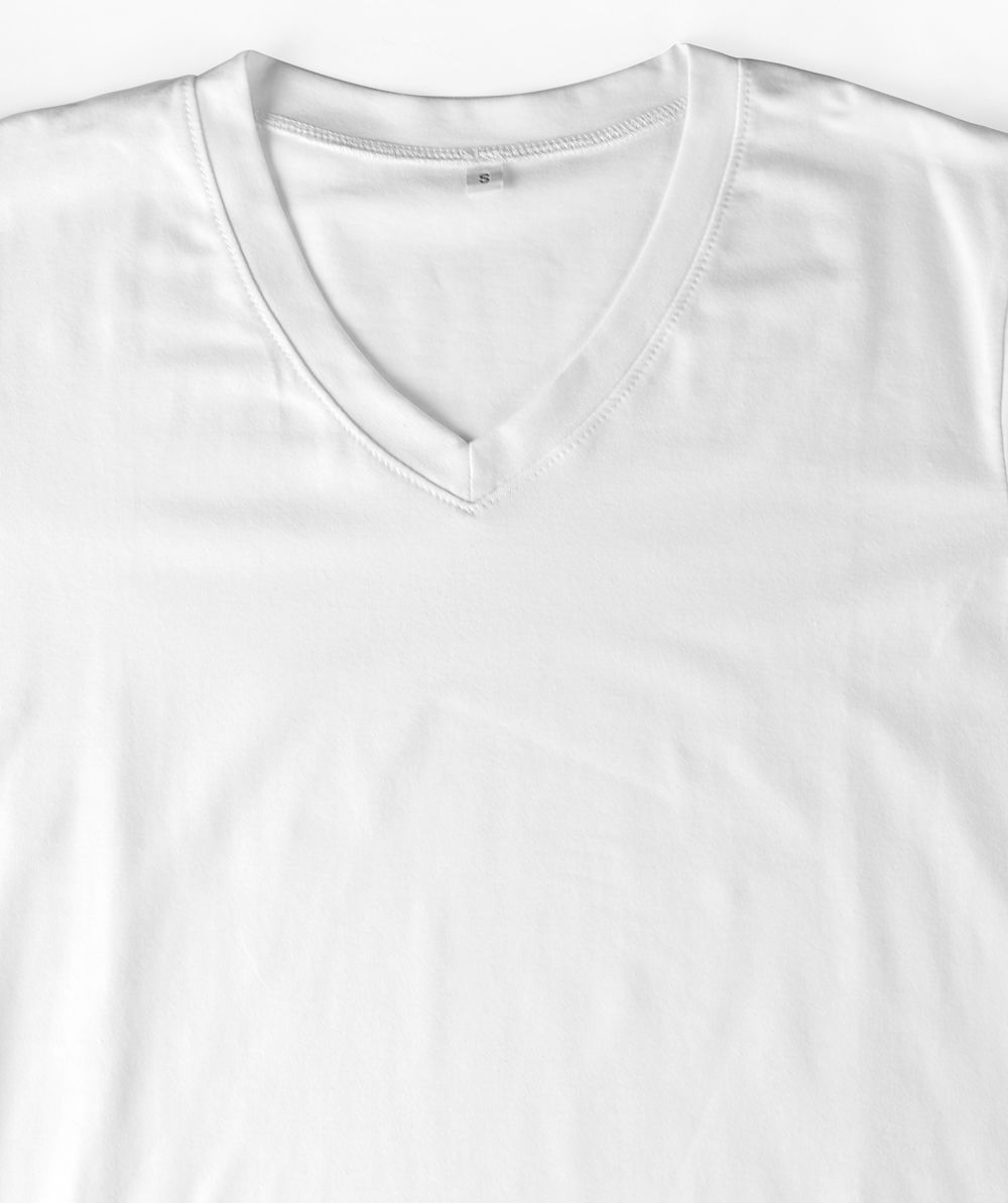 New Mens T-shirts V-neck Tee Classic Fit Muscle Top Spandex Solid XS S M L XL