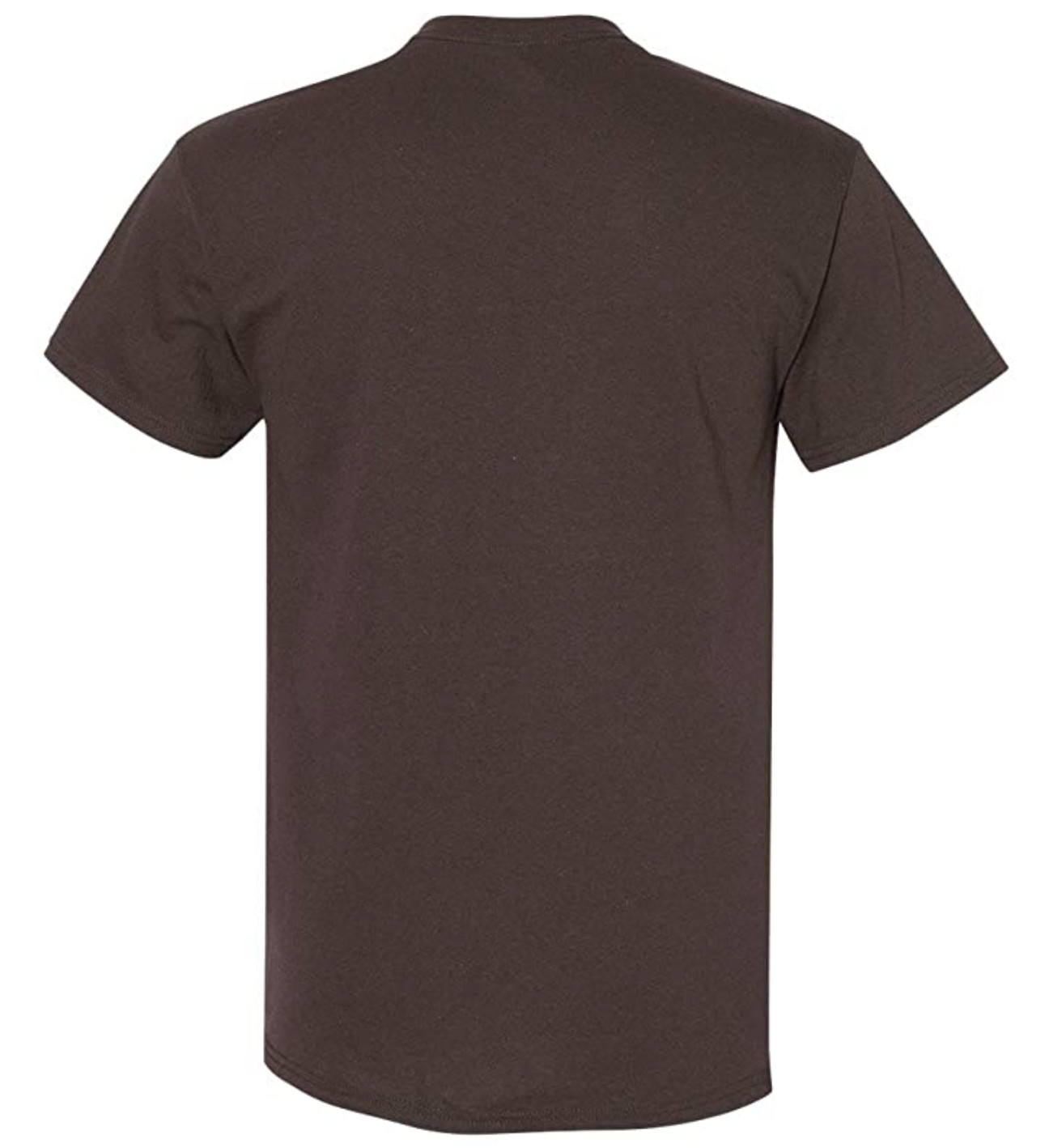 Gildan Heavy Cotton 5.3 oz. Adult Unisex T-Shirt (G500), Dark Chocolate, Small