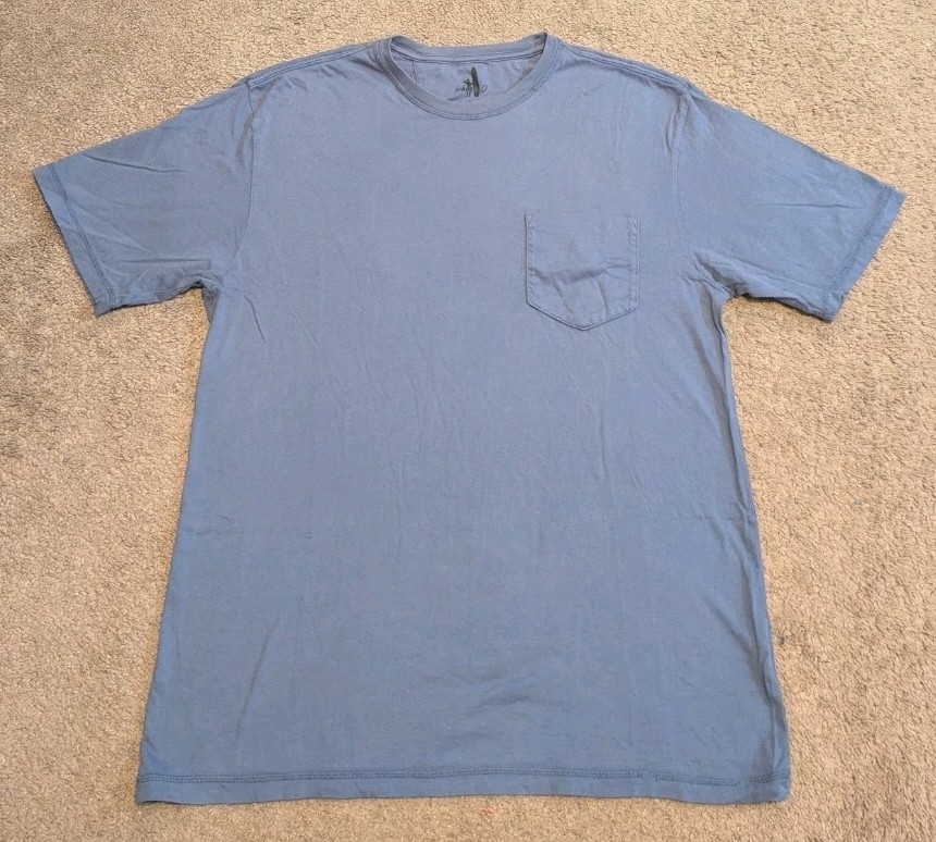 johnnie-o Eagle Oaks Golf & Country Club Tyler Blue Cotton T-Shirt JMST2200 Mens