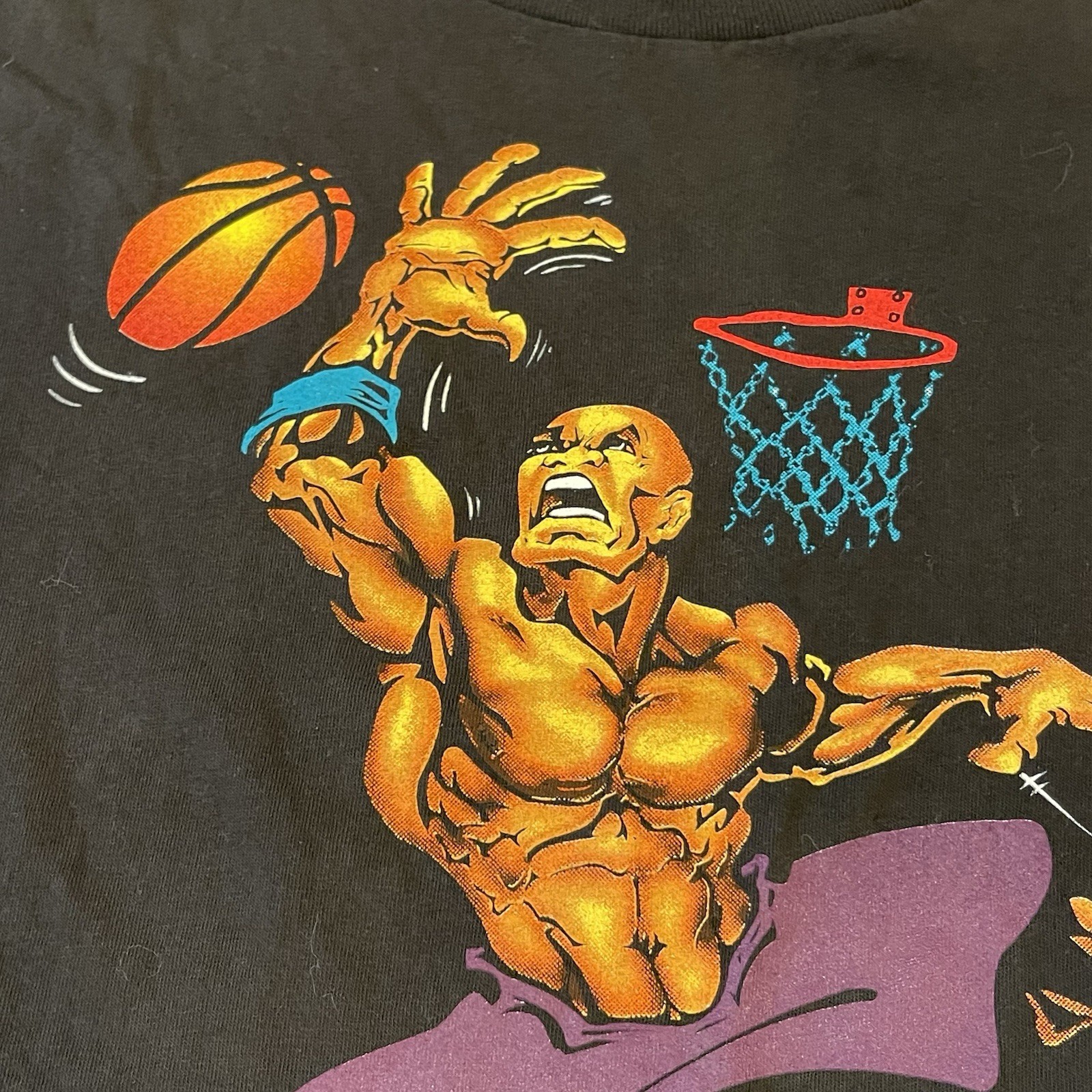 Vintage Wild Oats 1994 Street Basketball T-Shirt Sz Weak Shot, Not in My House