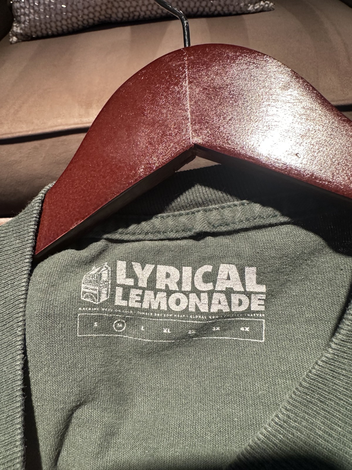 Lyrical Lemonade T-Shirt Med Forest Green The Lemon Man Series 2 Hockey Graphic