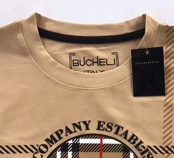 Men’s Bucheli T Shirt,Italian Style,Cotton,Slim Fit,Stretch S to XL….A15.