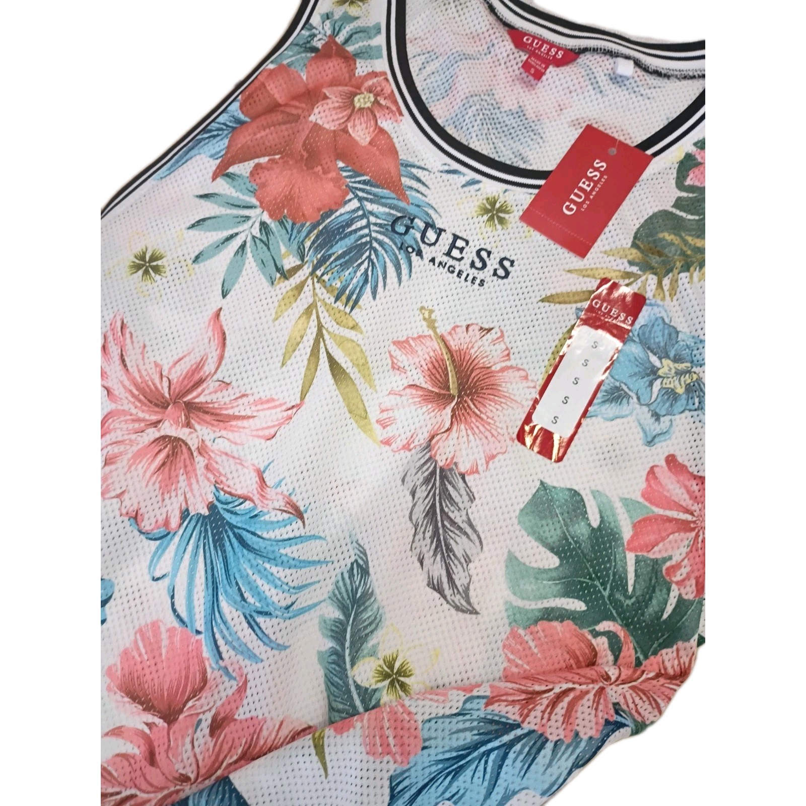 Guess Los Angeles Brand Men Tagless Tank Top T-Shirt Summer Size Small