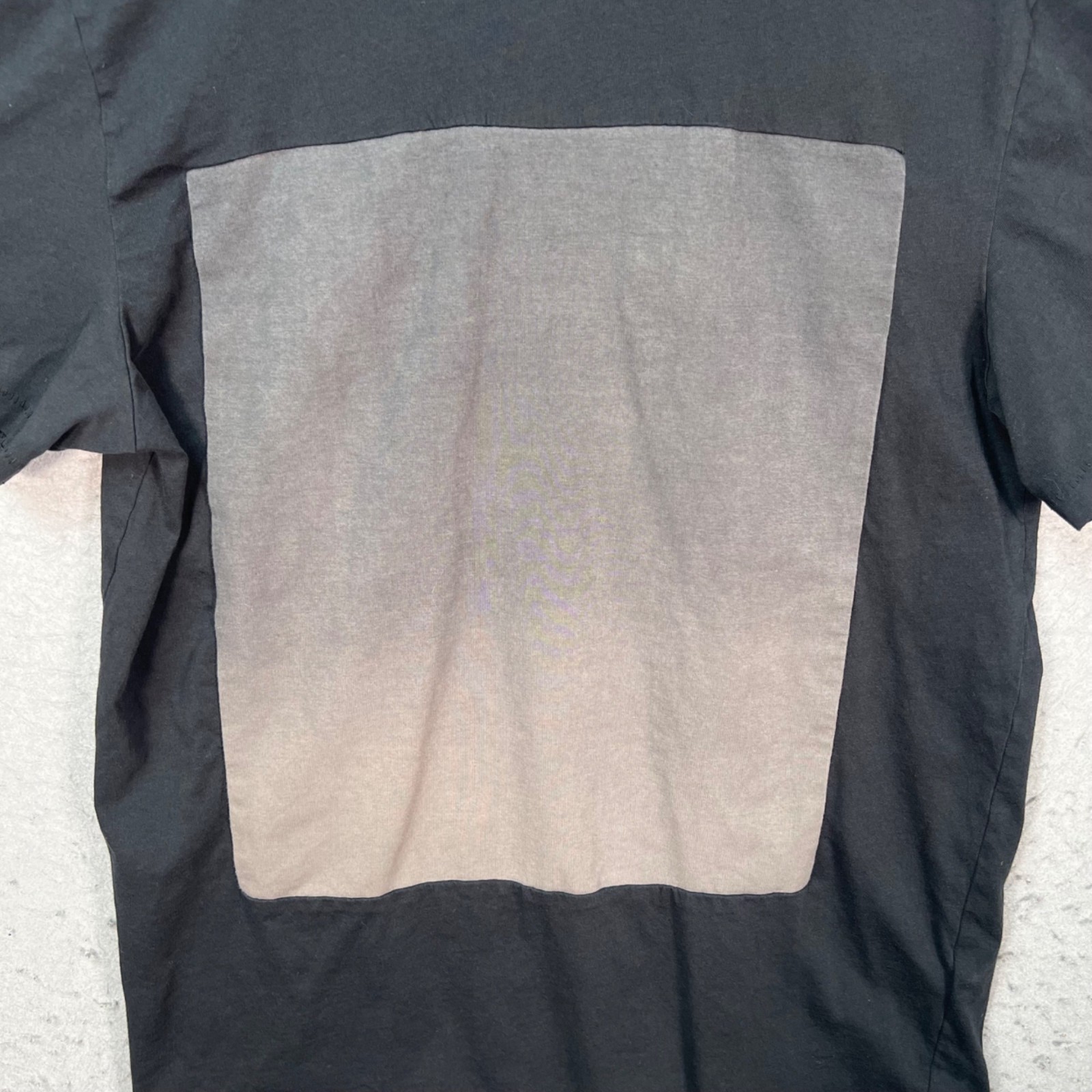 Correll Correll Mens Size Medium Gradient Graphic Organic Cotton T-Shirt Black