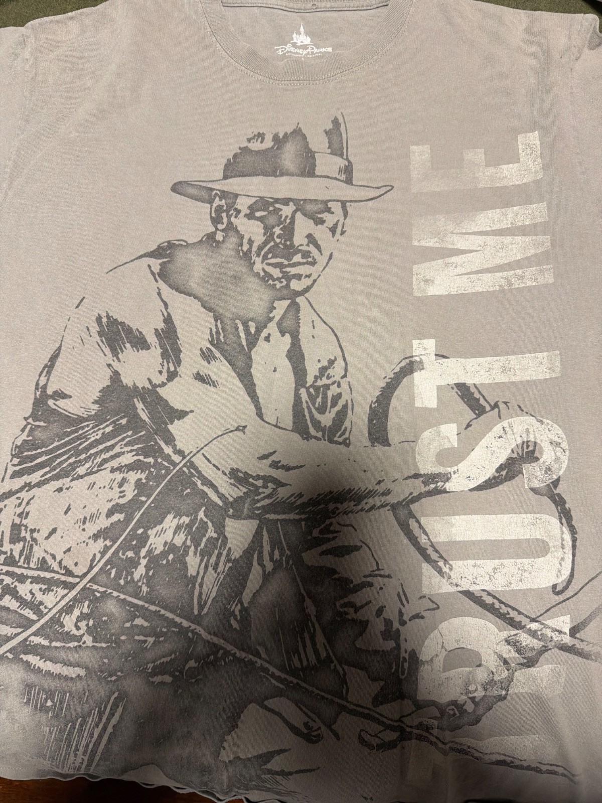vintage single stitch disney indiana jones tshirt