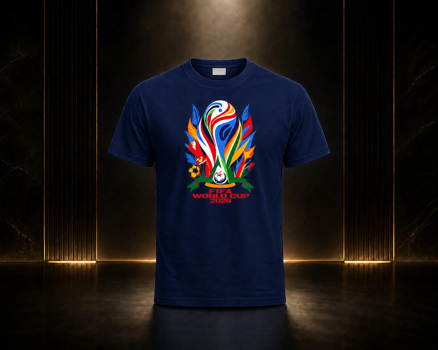 FIFA World Cup 2026 Graphic T-Shirt Unisex White Soccer Fan Tee Streetwear Top