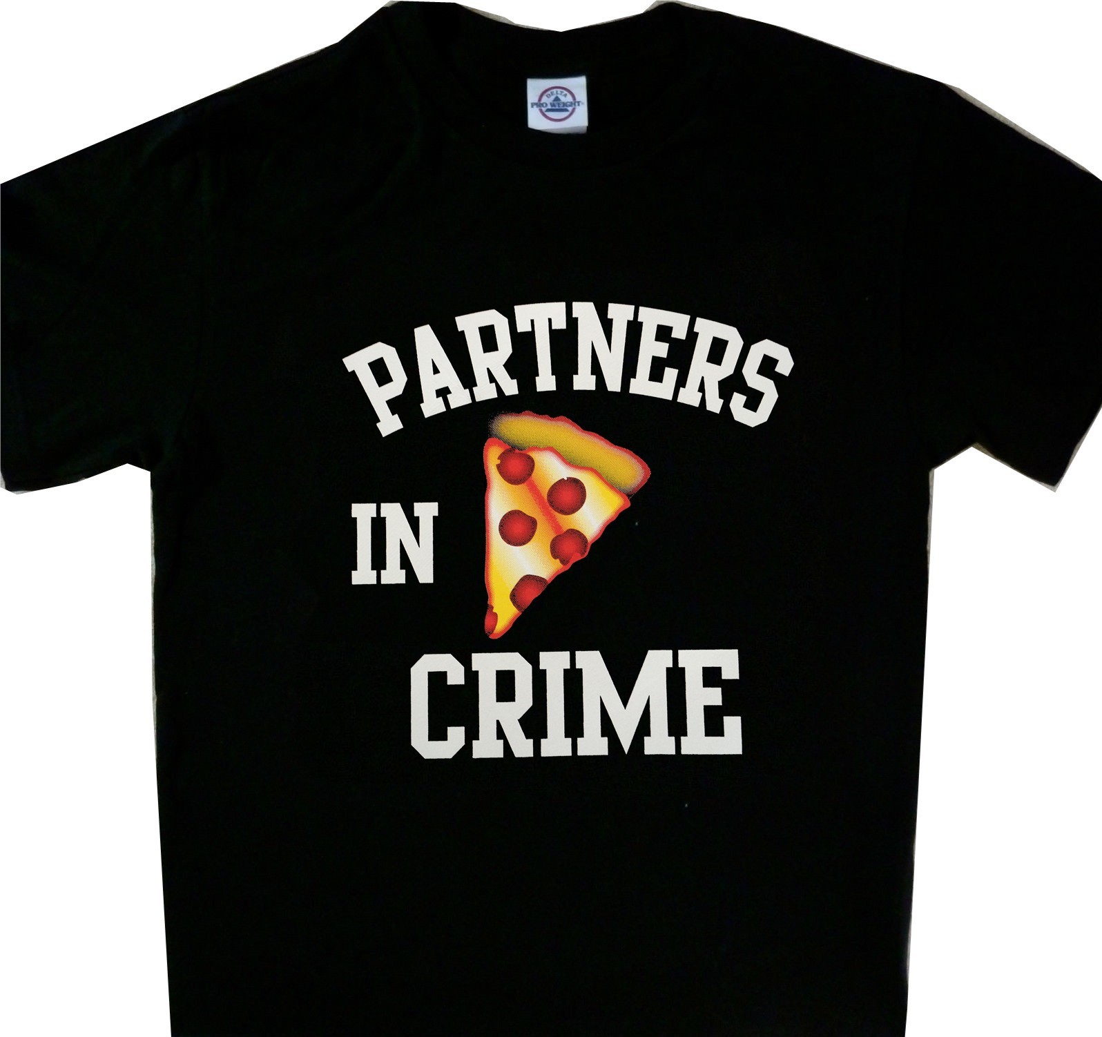 Partners in Crime Pizza Tee Couple Package Set of 2 T’shirts