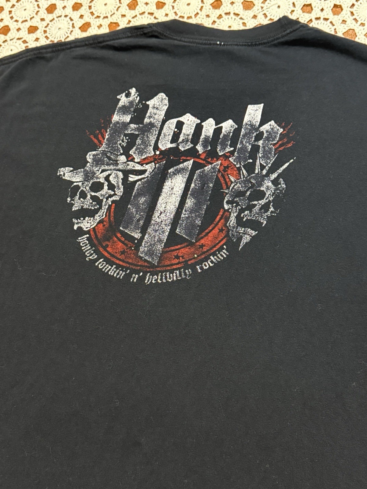 Hank Williams III Vintage Shirt Country Punk Rebel Music Size 2X honky tonkin