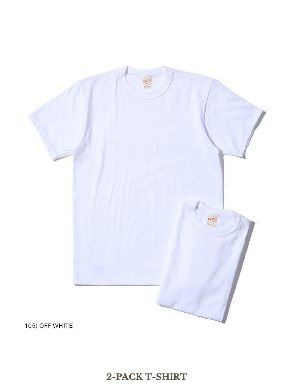Whitesville WV73544 2-PACK T-SHIRT OFF-WHITE Size M Men’s unused Made in Japan