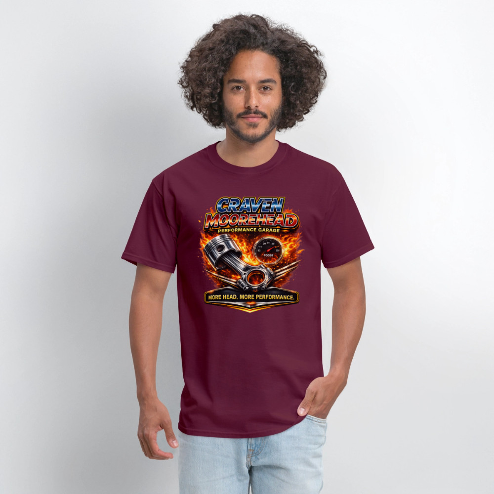 Craven Moorehead Performance Garage Funny Adult Humor T-Shirt