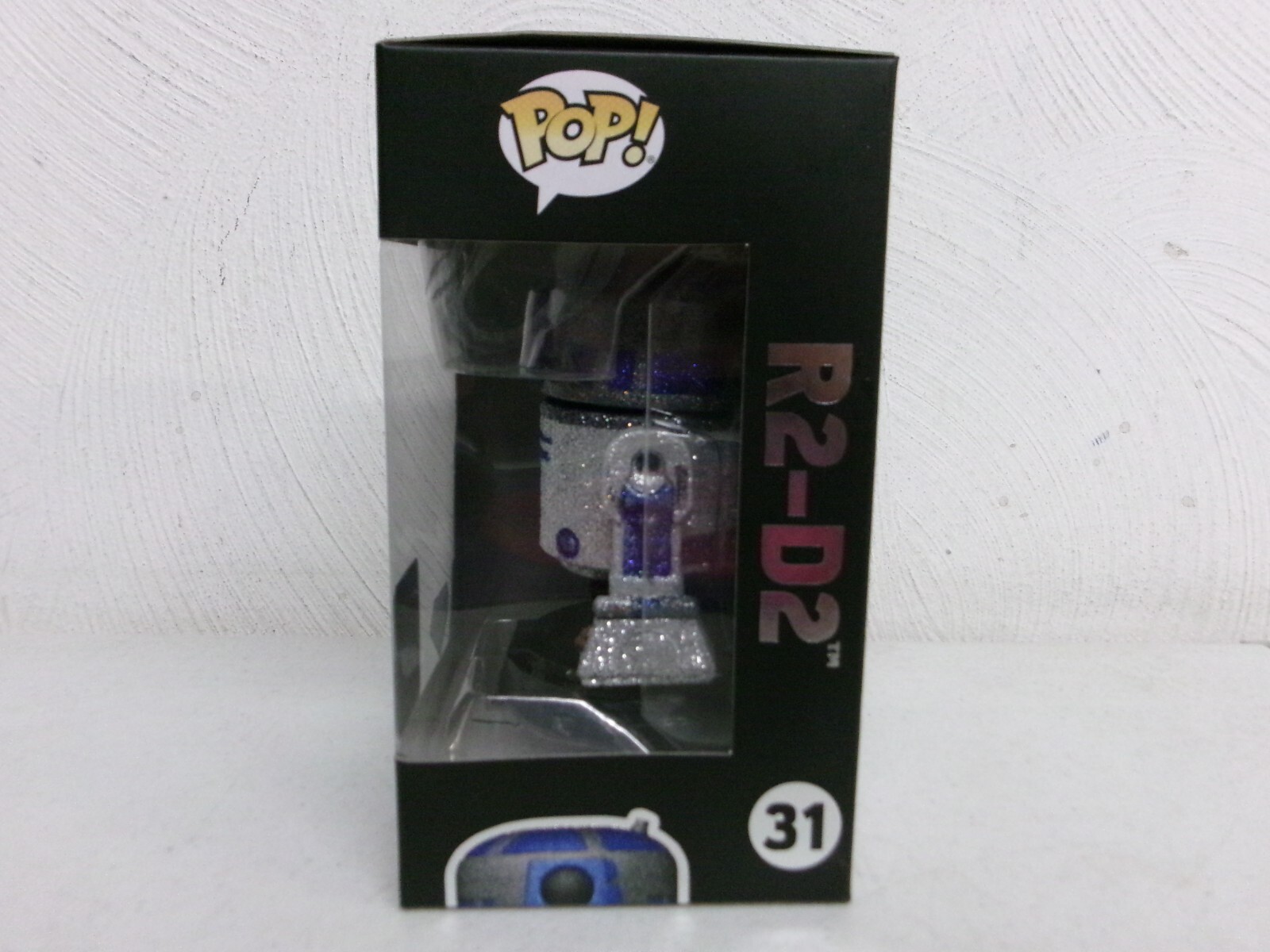 FUNKO POP STAR WARS CELEBRATION 2022 EXCLUSIVE DIAMOND R2D2 AND BACKPACK NEW #OS