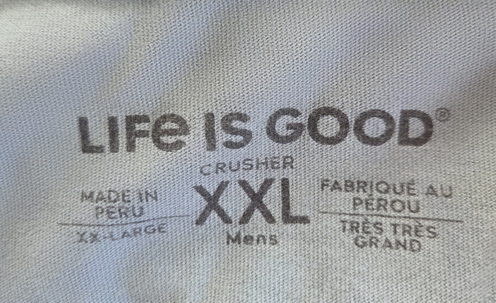 LIFE IS GOOD Men’s Blue Crusher T-Shirt Every Season Is Golf Season Size XXL