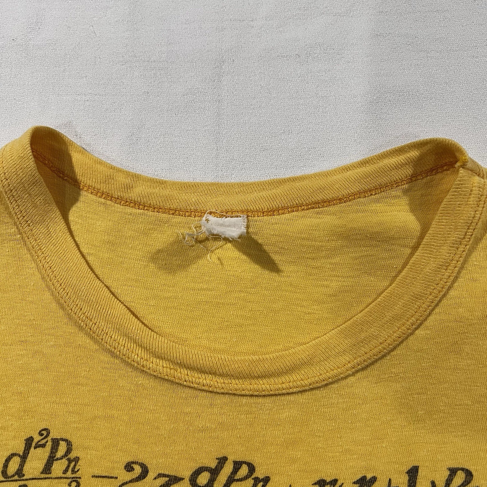 Vintage 60s Math Formula Legendre Polynomials Physics T Shirt Sz S/M