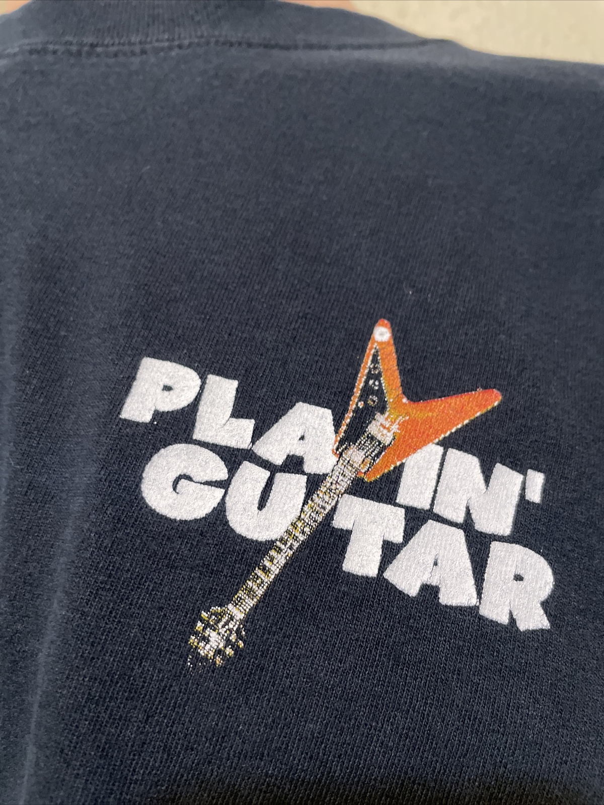 Vintage 90’s You Can Never Have Too Many Guitars Black Shirt Size XL
