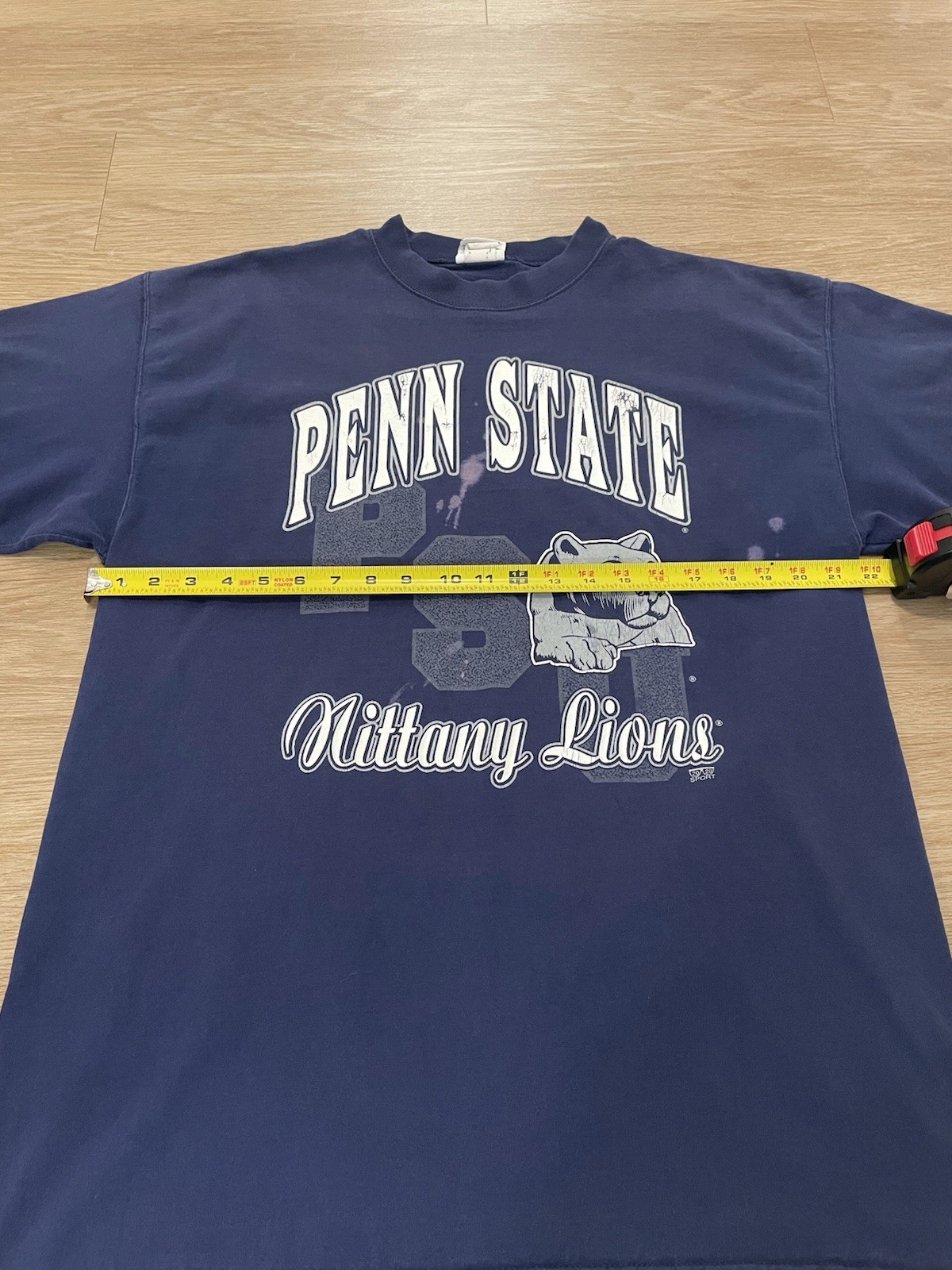 Distressed Vintage 90s Penn State PSU Men’s Large Oversized T-Shirt Made In USA