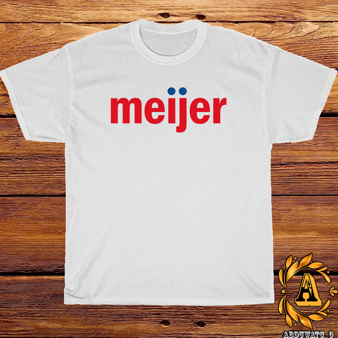 Meijer Groceries Logo Shirt Black/Sport Grey/White/Navy/Red T-Shirt S-5XL