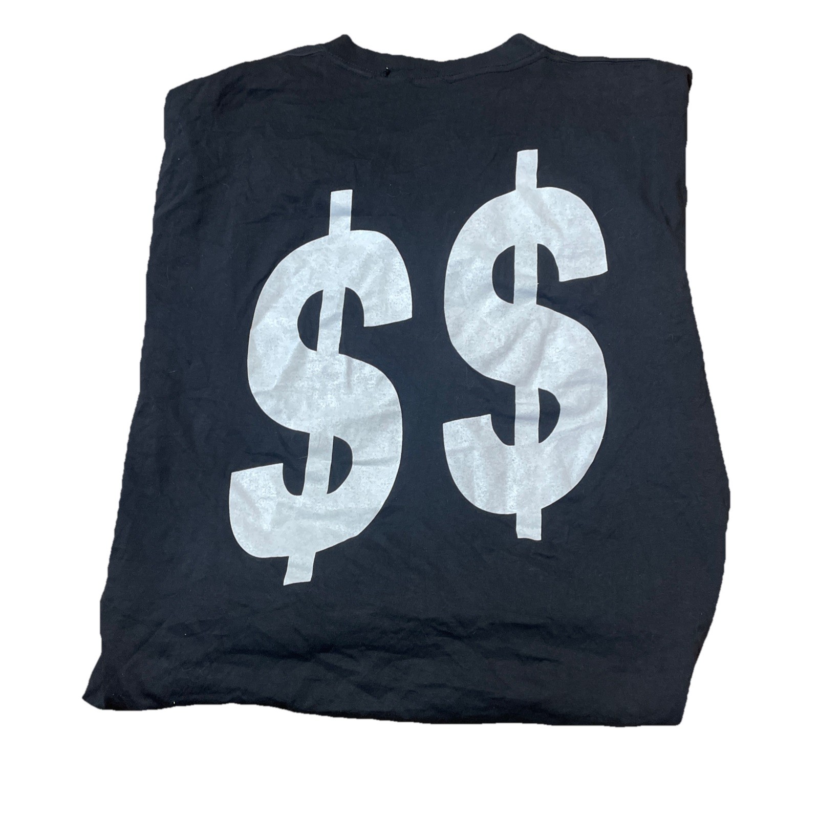 Vintage 1990s KMFDM “Money” Shirt XL Dollar Signs Back Graphic Industrial Metal