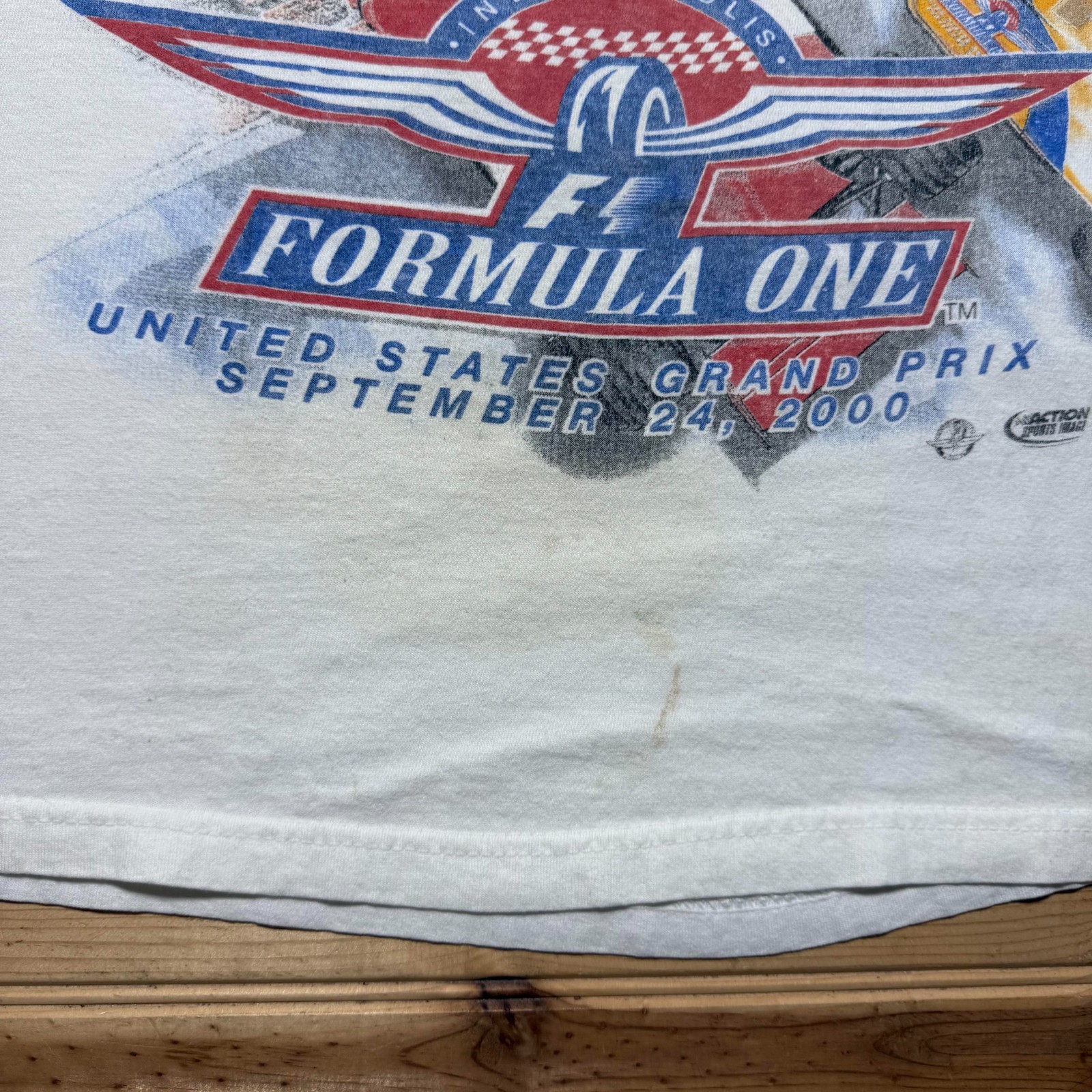 Vintage Y2K Formula One United States Grand Prix Indianapolis Motor T-Shirt – XL