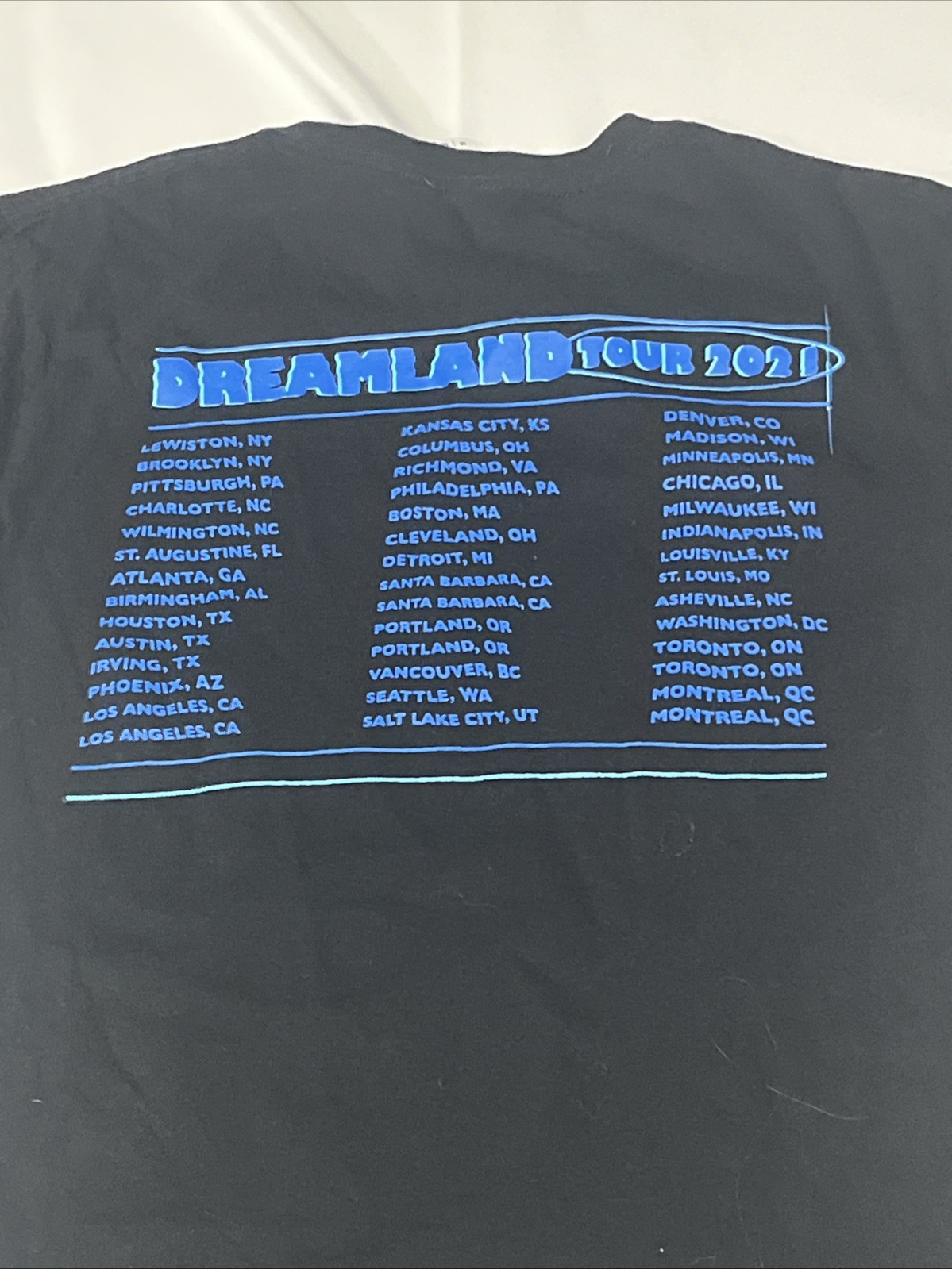 Glass Animals Dreamland Tour 2021 Graphic T Shirt Men’s Size Medium Black
