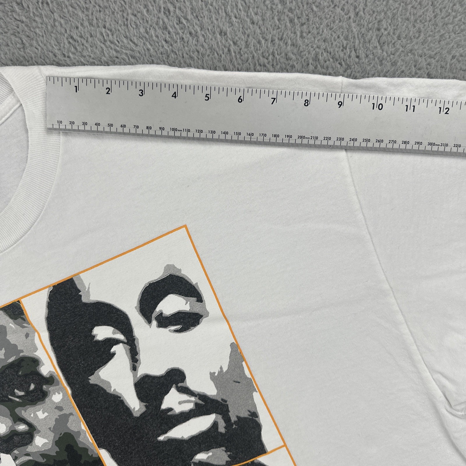 Vtg Alstyle Y2K Mens 2XL White T Shirt Tupac Notorious BIG Portrait Art Rap Tee