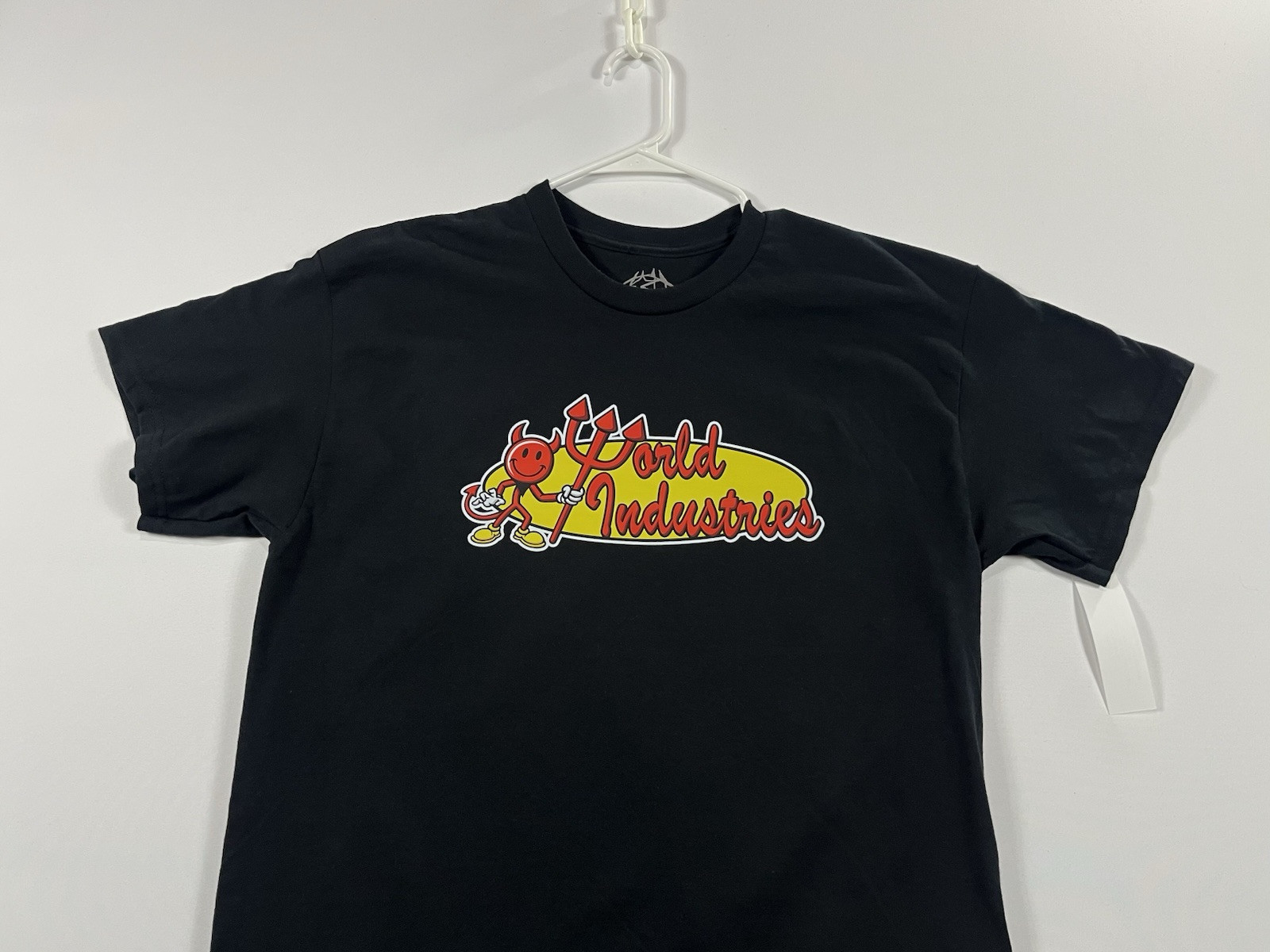 World Industries T-Shirt (Men’s Size X-Large) Retro-Logo, Vintage Skateboard 90s