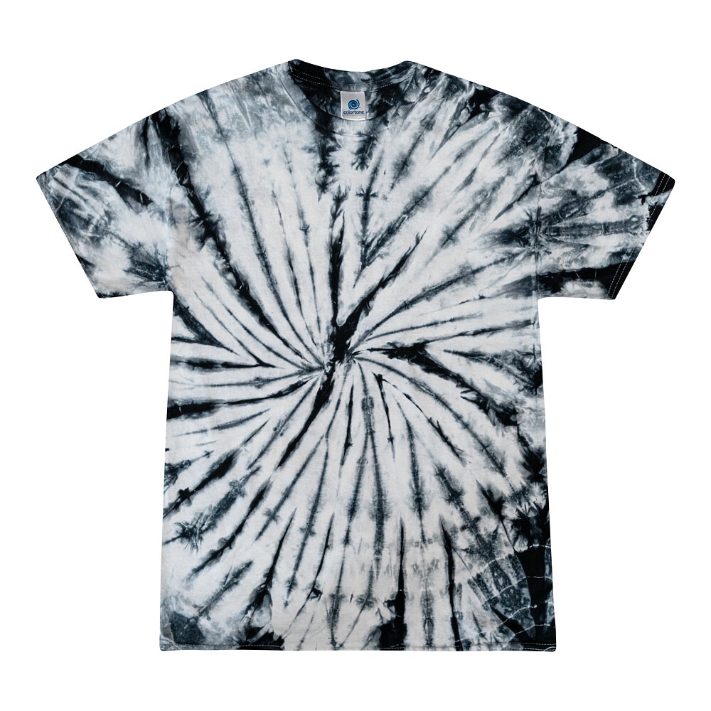 Pick a Black Tie Dye T-Shirts Adult S M L XL 2XL 3XL Cotton Colortone