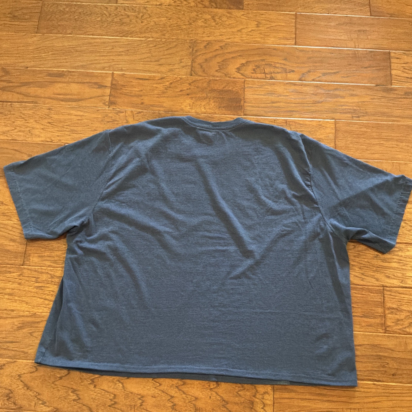 Carhartt Men’s 4XL Big & Tall Navy Loose Fit Graphic Logo Crew Neck T-Shirt
