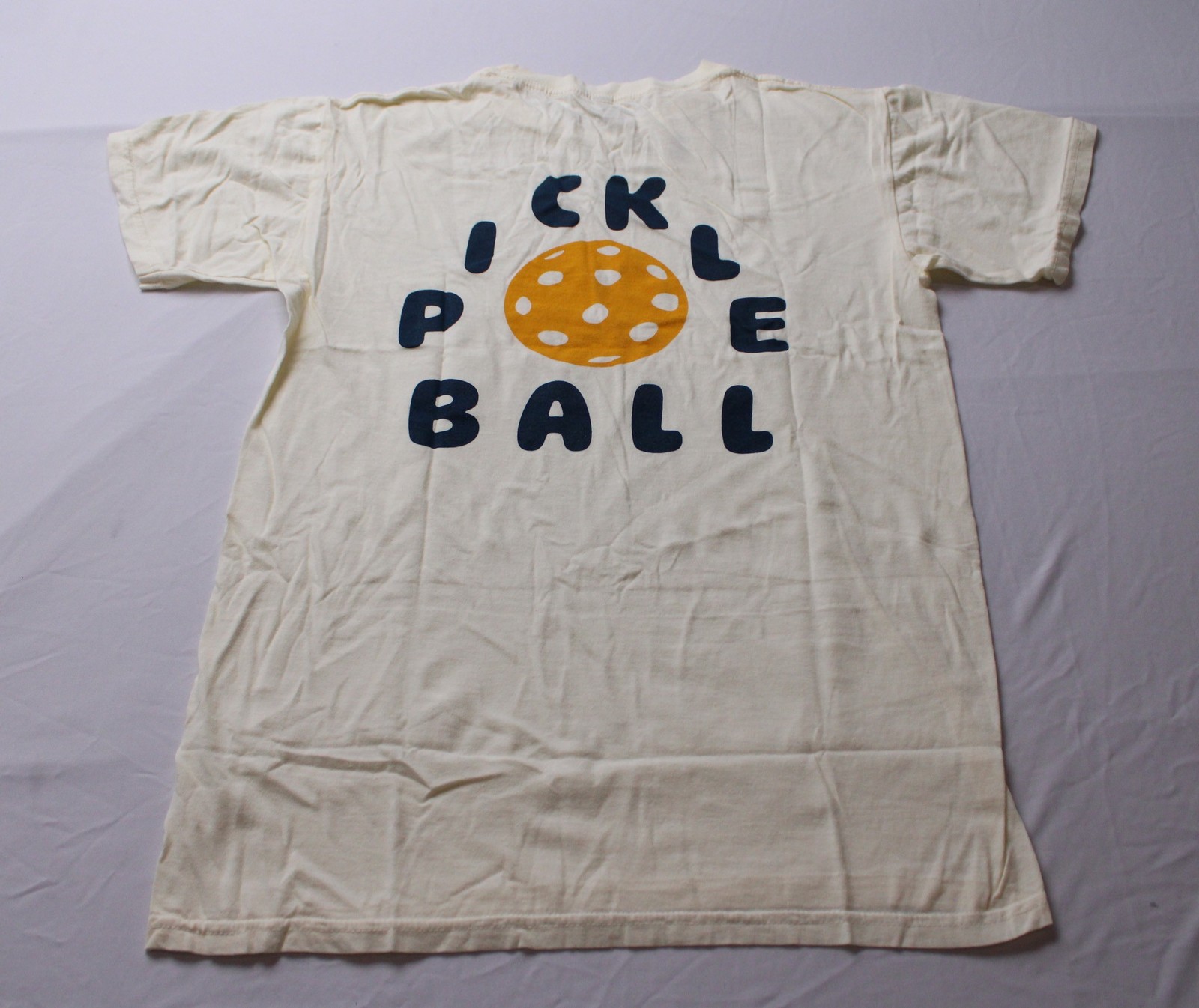 Outdoor Voices Unisex Adults S/S Pickleball Graphic T-Shirt AC2 Ivory Small NWT