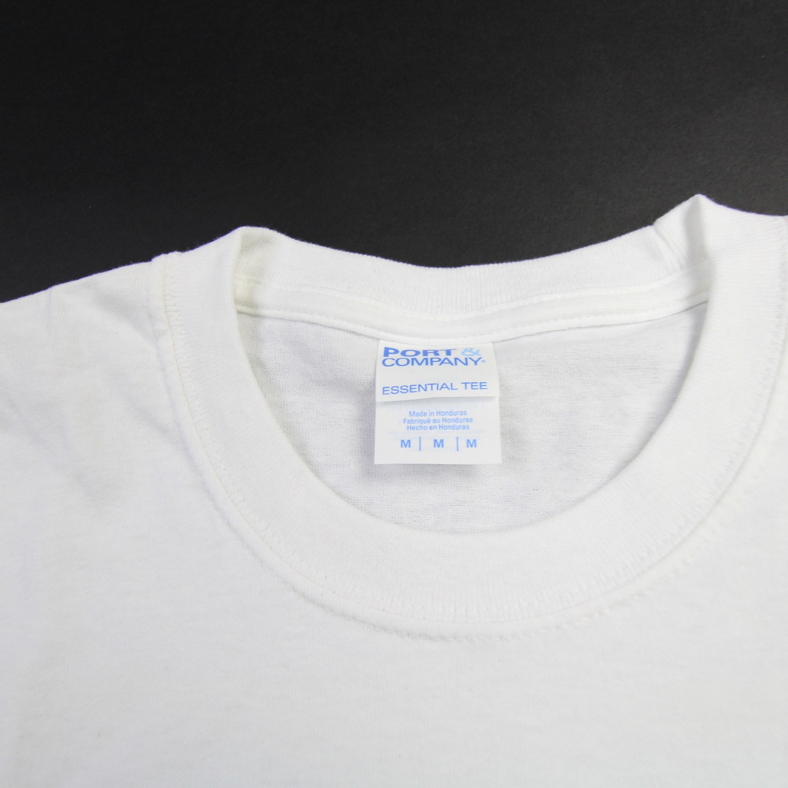 Port & Company Short Sleeve Shirt Men’s White Used M