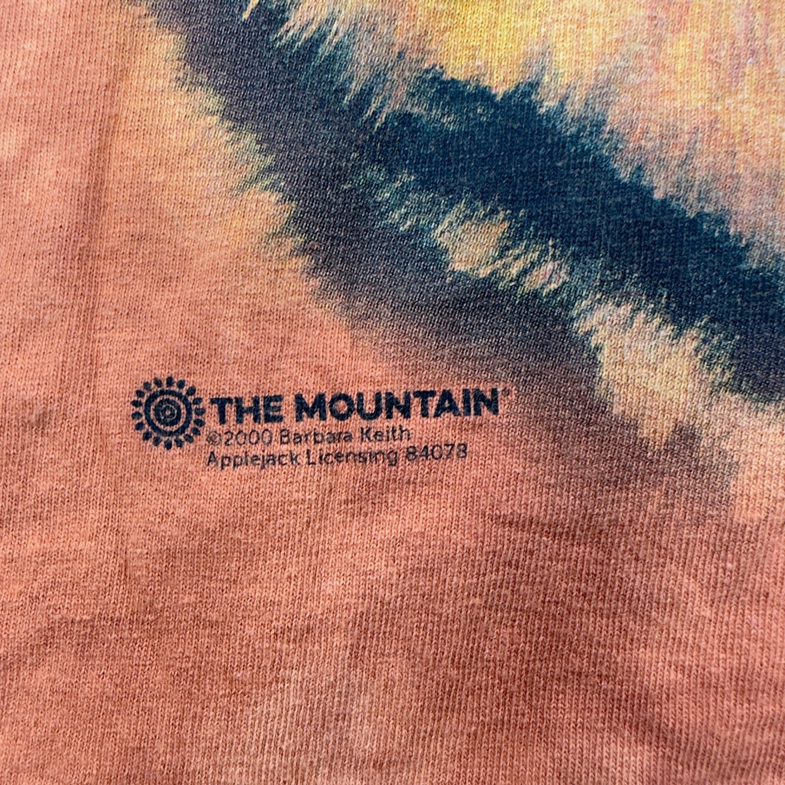 Vtg The Mountain Shirt Men’s Medium 2000 Barbara Keith Orange Tie Dye Tiger King