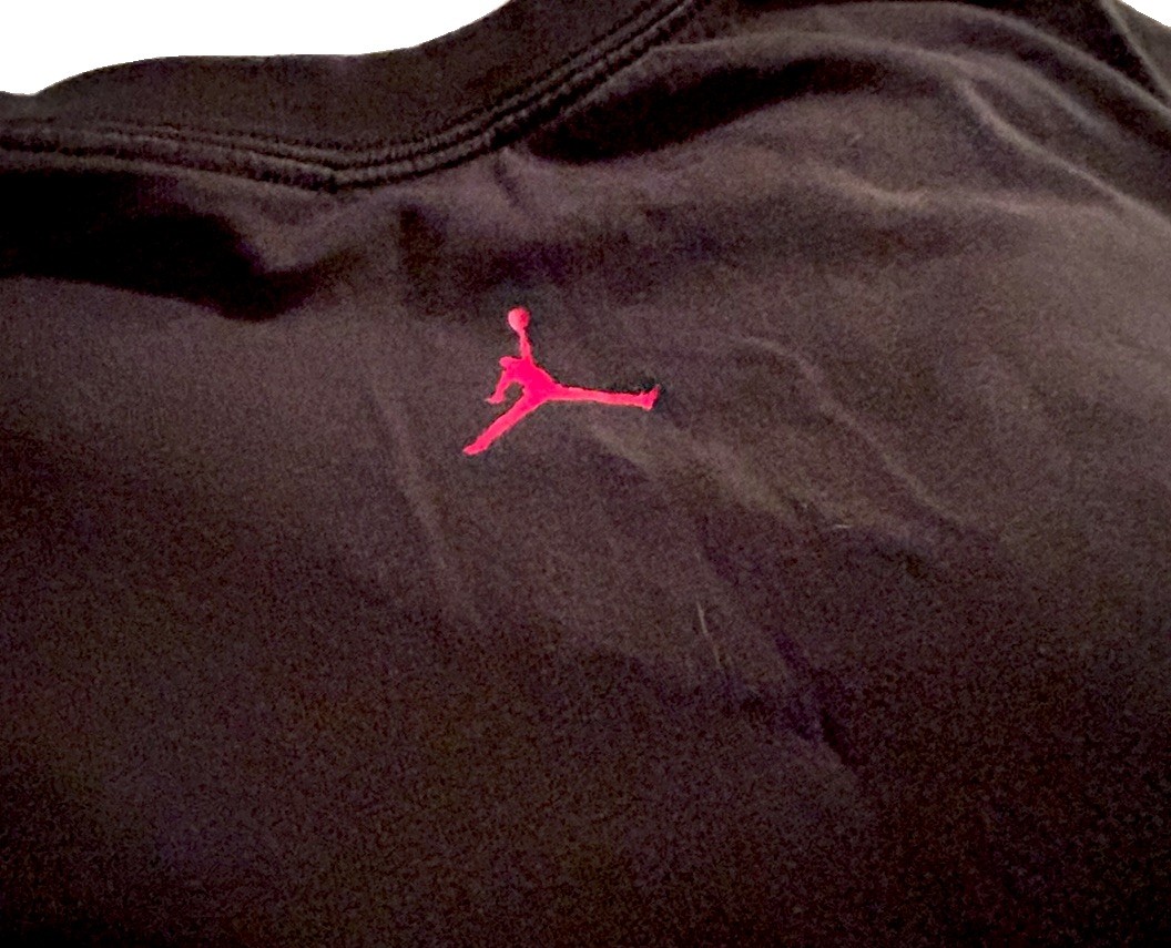 Nike Air Jordan Black T-Shirt Original Air Jordan Shoes 1-22 Size Medium 2007