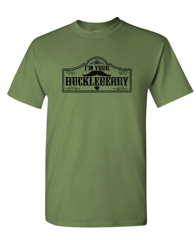 I’M YOUR HUCKLEBERRY – doc holliday western – Mens Cotton T-Shirt