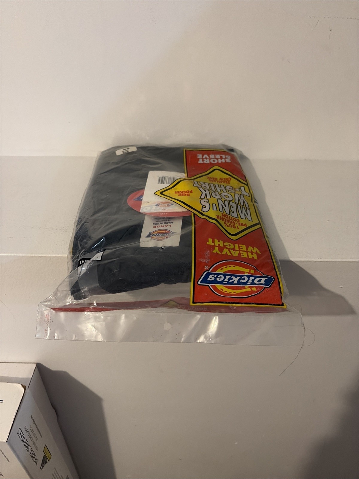 Vintage 90s Dickies Navy Heavyweight Work Pocket T Shirt Mens Large Short Sleeve