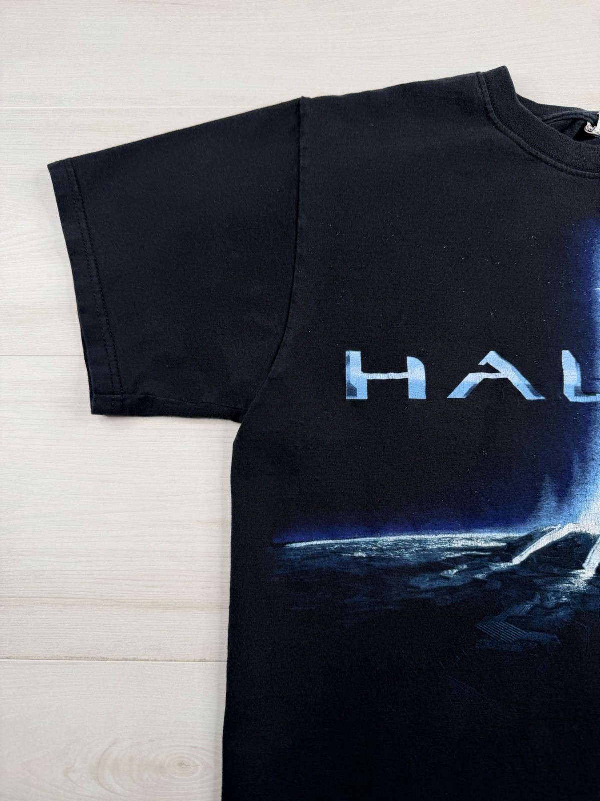 Jerzees Halo 4 Video Game Promo Shirt Black 2012 Xbox Master Chief Mens Medium