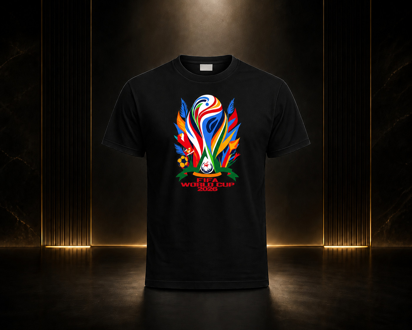 FIFA World Cup 2026 Graphic T-Shirt Unisex White Soccer Fan Tee Streetwear Top