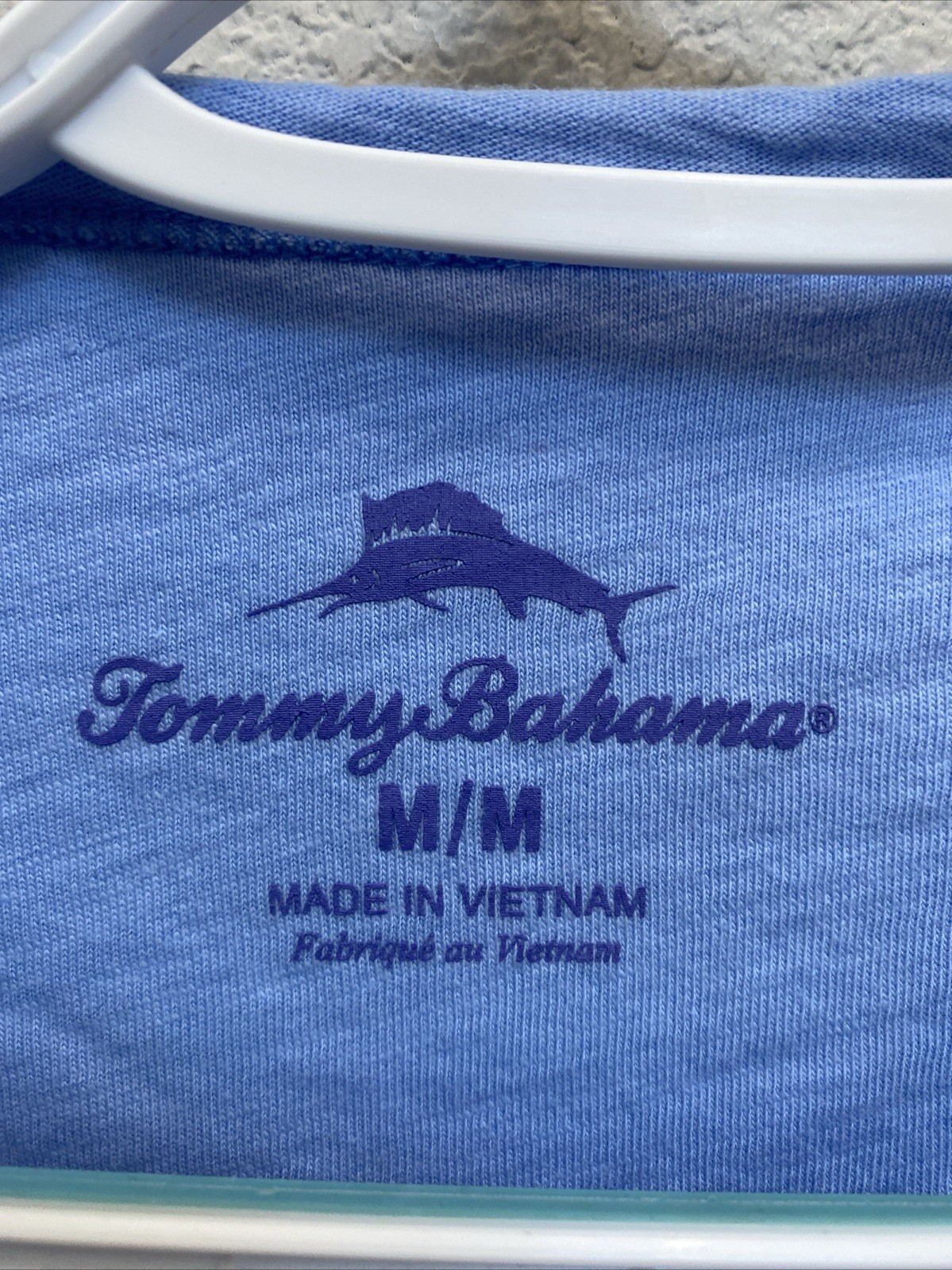 Tommy Bahama Men’s Medium Sky Blue Crew Neck T-Shirt Cabo Bay Tee SS NWT
