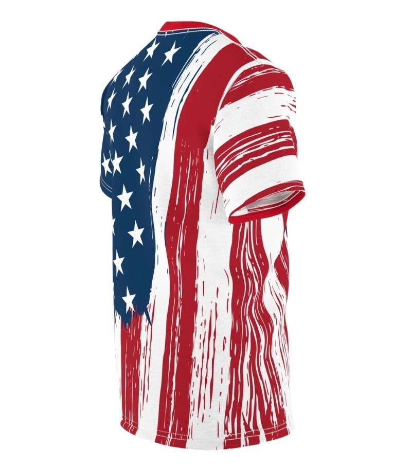 USA T Shirt America Flag AOP All Over Print