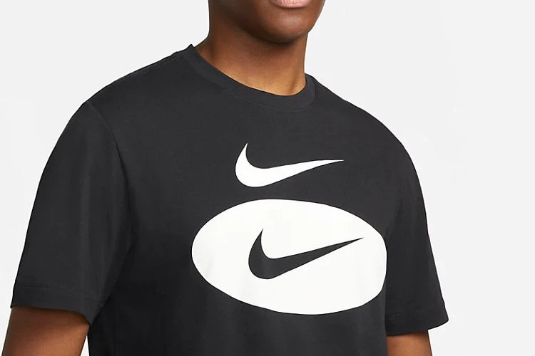 Nike NSW Swoosh Men’s SS Graphic Black T-Shirt DM6343-010 M (S4)