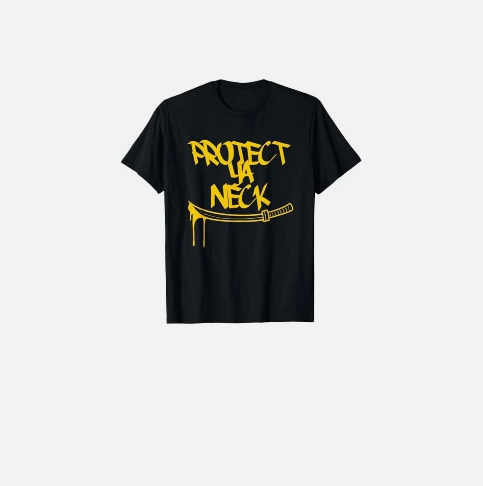 Classic Golden Era 90s Hip-Hop Music Quote Protect Ya Neck T-Shirt