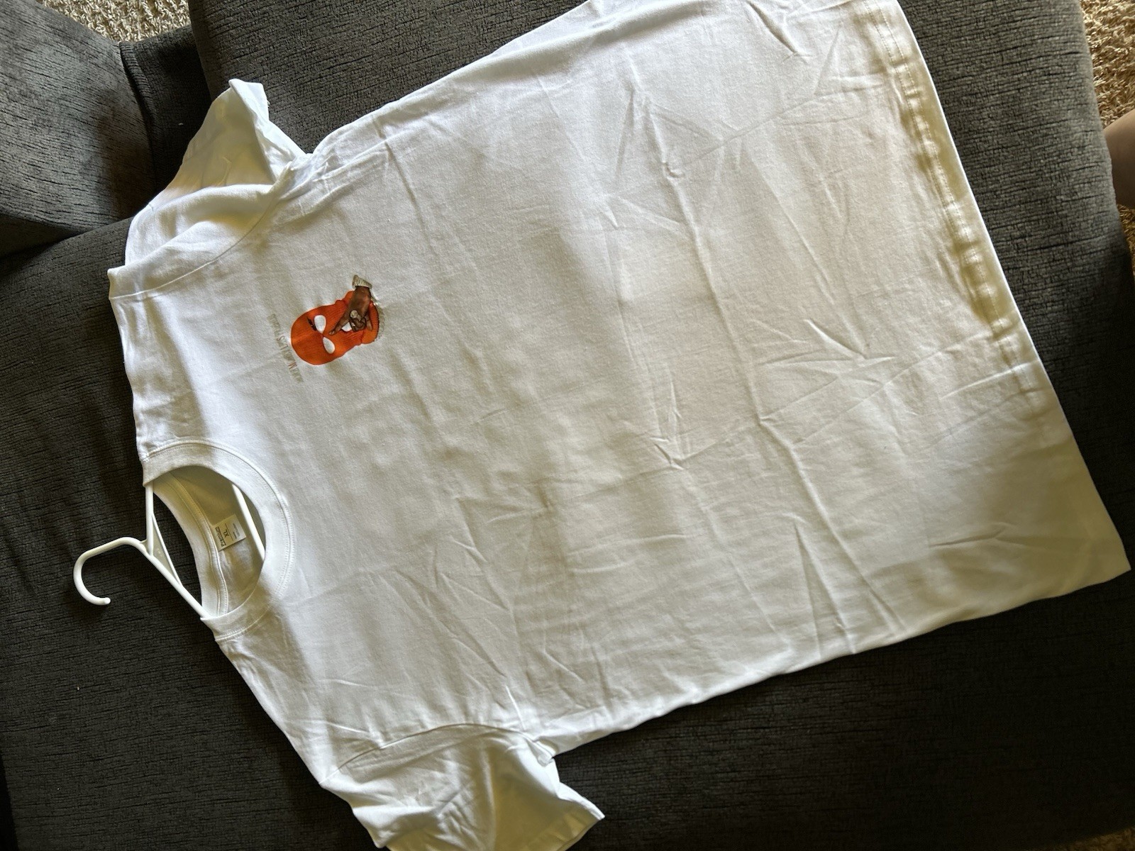 More Money Less Friends Graphic Tee White XL Streetwear T Shirt