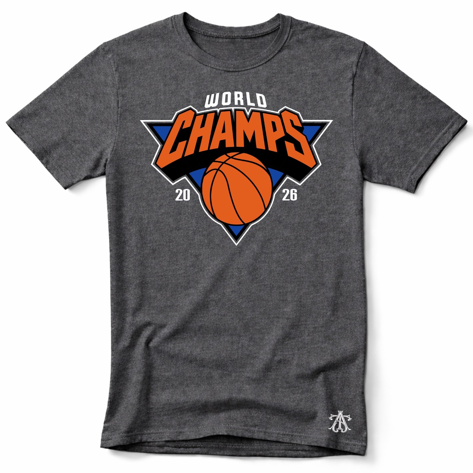 NYK 2026 Basketball CHAMPS Soft, Pre-Shrunk Ring Spun Cotton T-Shirt