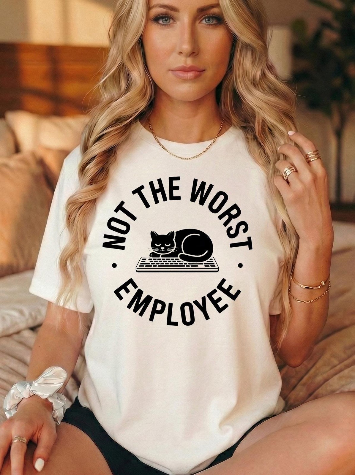 Not The Worst Employee T-Shirt Funny Office Humor Tee Workplace Humor Shirt for