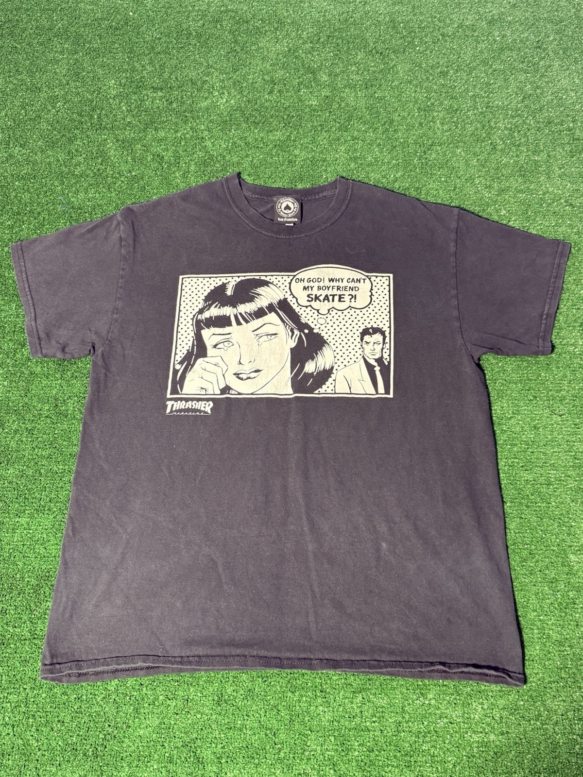 Vintage Thrasher Skate T Shirt Size Large Birdhouse Blind Girl Hookups